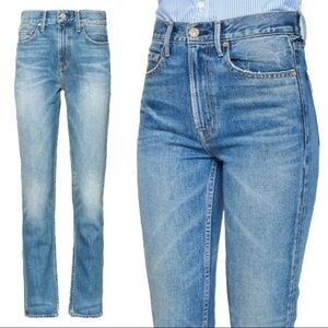 NoEnd High Rise Slim Straight Jeans